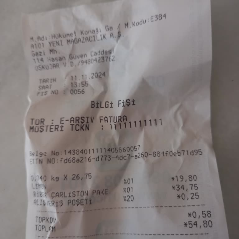 Kaba Davranış Ve Eksik Para Üstü