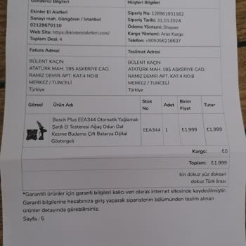 Yanıltıcı Ürün Gönderimi Ve İade Sorunu