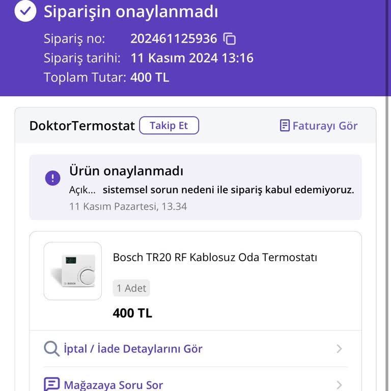 N11'de Güven Sarsıcı İptal: Beklenmedik Hayal Kırıklığı!