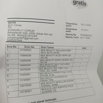 Eksik Ürün Ve İletişim Sorunu