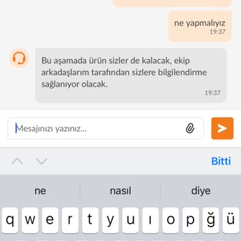 Yanlış Ve Soğuk Gelen Siparişe Çözüm Bulunamıyor