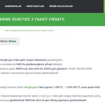 Garanti Bankası'nın Taksit Sözü Yanıltıcı Çıktı