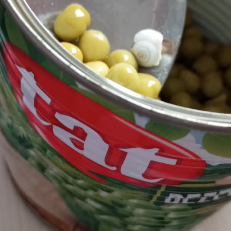 Bezelye Konservesinde Şok Edici Buluntu