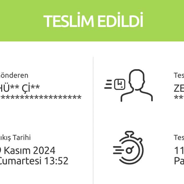 Kargom bana teslim edilmediği halde teslim edildiği yazıyor