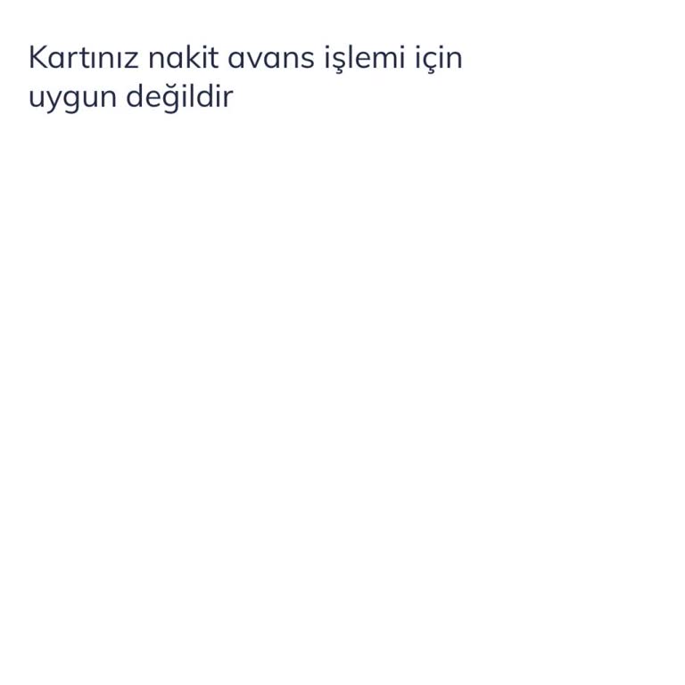 QNB Finansbank Nakit Avans Sorunu