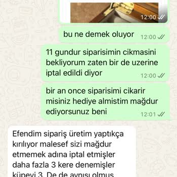 Sipariş Sorunları Ve İade Zorluğu