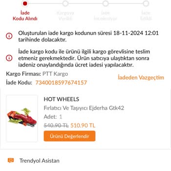 Hatalı Hot Wheels Ürünü İçin Çözüm Bulunamıyor
