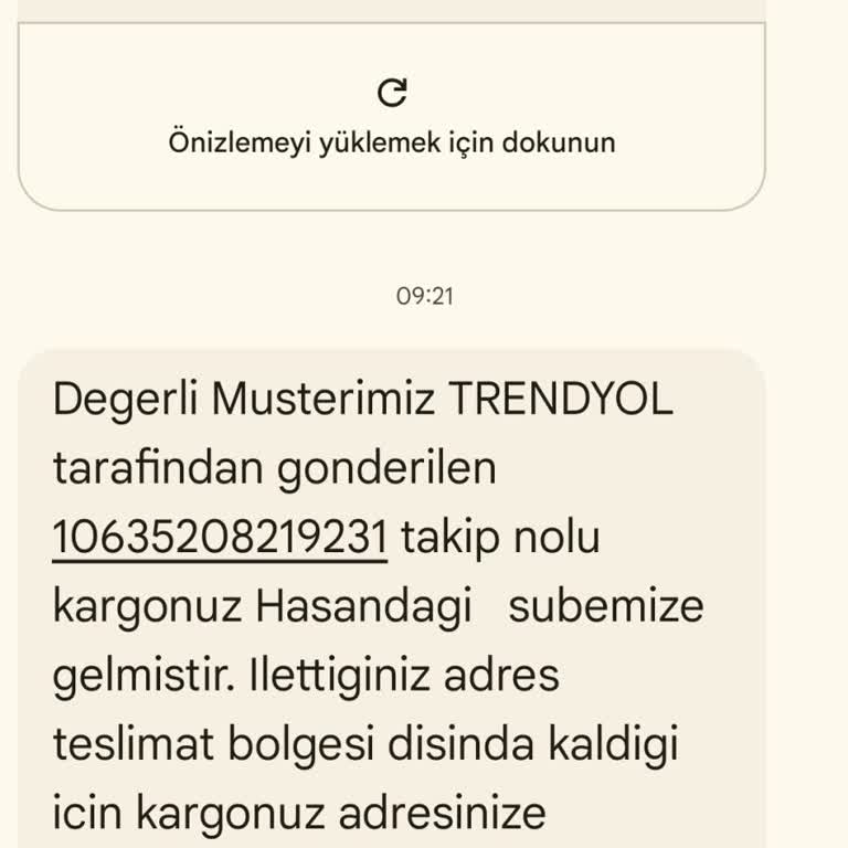 Teslimat Sorunu Ve Yanıltıcı Kargo Bilgilendirmesi