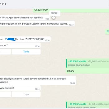 Borusan Lojistik İle Teslimat Sorunu: Beklenen Kargo Gelmedi