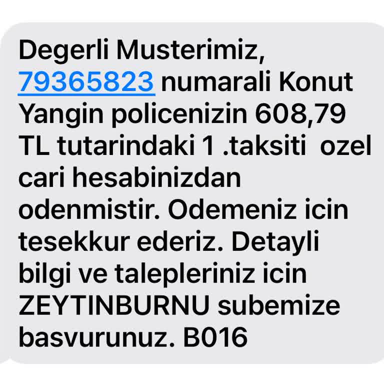 İzinsiz Yangın Poliçesi Tahsilatı
