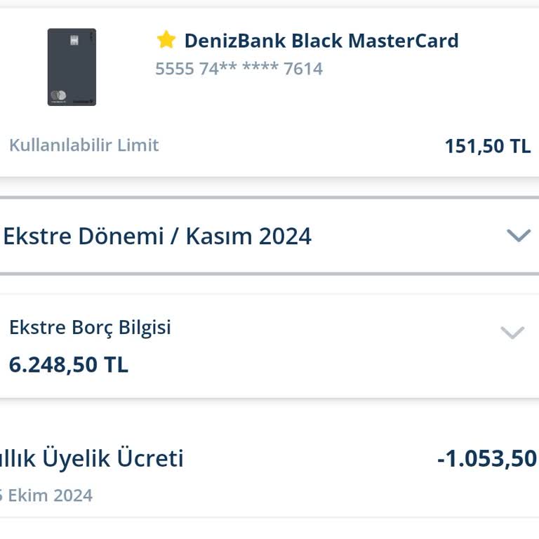 Kredi Kartı Aidat Ücretinin İadesi Talebi