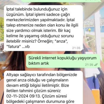 İnternet Bağlantı Sorunları Ve İptal Zorluğu