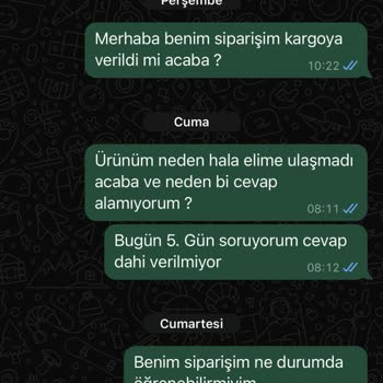 Kürk Siparişim Gelmedi, Mağdur Edildim