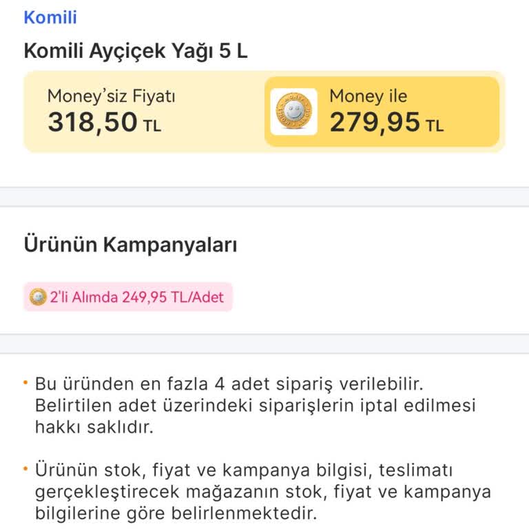 Migros Sanal Market'te Sebepsiz Ürün İptali Mağduriyeti