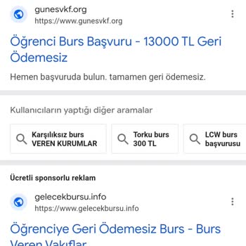 Burs Vaadiyle Yanıltma!