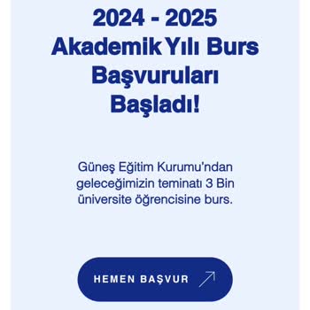 Burs Vaadiyle Yanıltma!