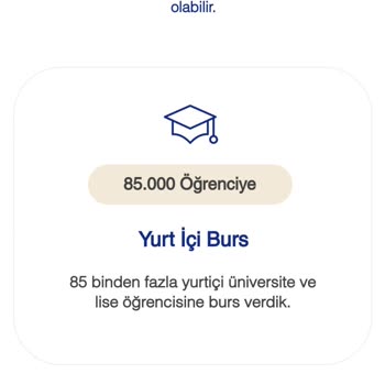 Burs Vaadiyle Yanıltma!