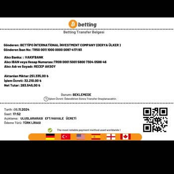 Yanıltıcı Finansal İşlemlerle Karşılaştım