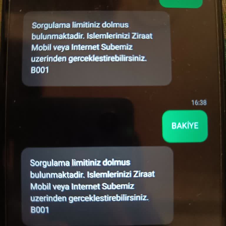 18 Yaş Altı Bakiye Sorgulama Sorunu