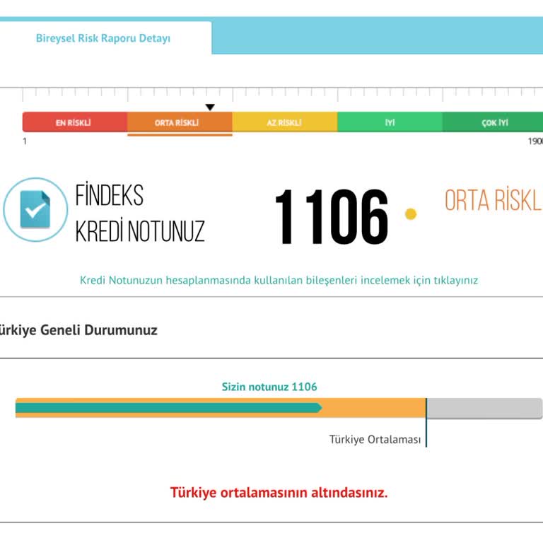 Findeks Raporundaki Hatalı Kayıtların Düzeltilmesi Talebi