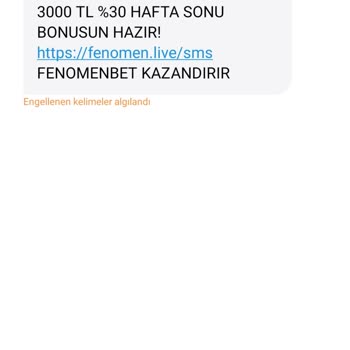 Rahatsız Edici Bahis Mesajları