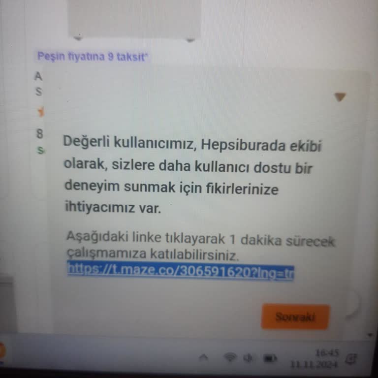 Sürekli Karşıma Çıkan Anket Linki Sorunu
