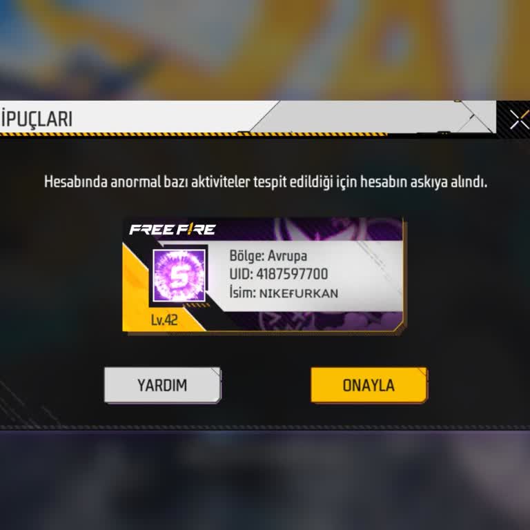 Hesabımda Anormal Aktivite Sorunu