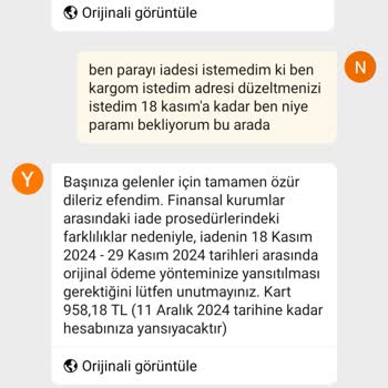 Yanlış Adres Ve İade Sorunu