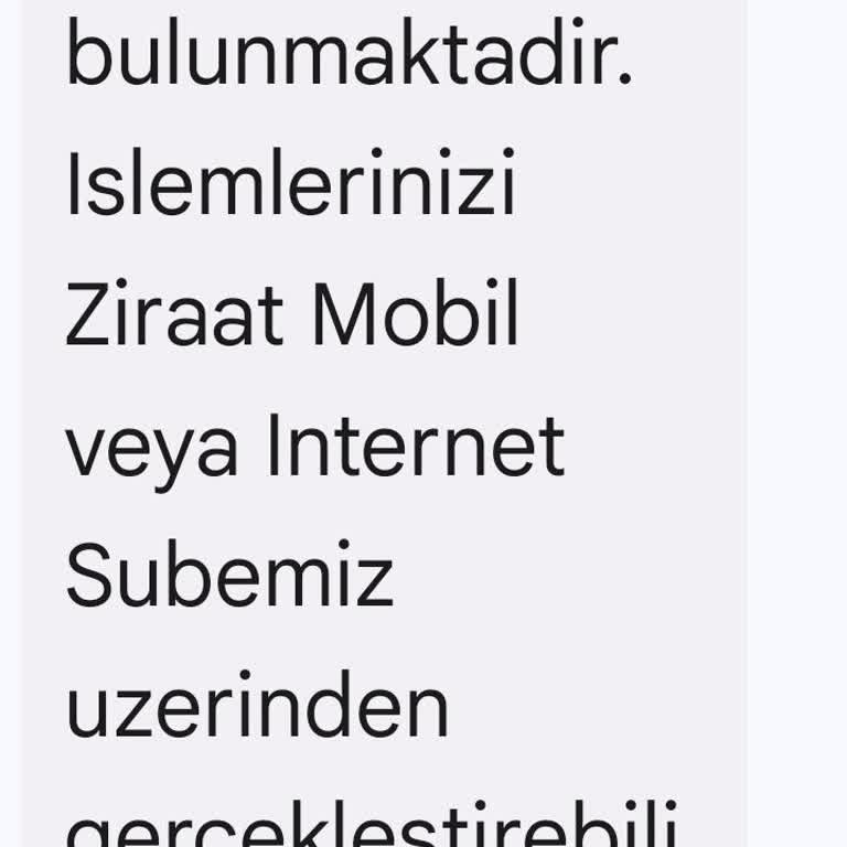 Ziraat Bankası'nda Hesap Bakiyesi Sorgulama Sorunu
