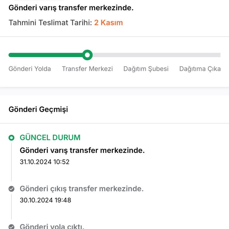 Teslimat Gecikmesi Ve İletişim Sorunu