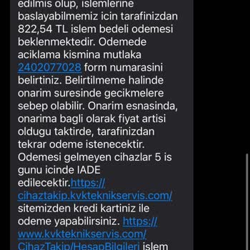 KVK Garanti Servisi Ücretlendirmesi Şaşkınlık Yarattı