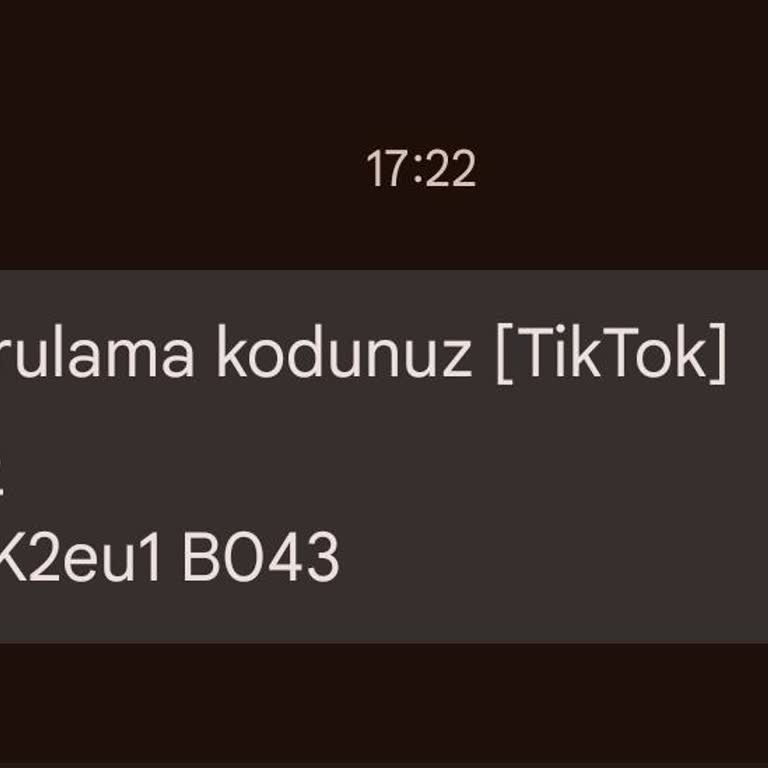 İzinsiz Gelen TikTok Doğrulama Kodu Endişesi