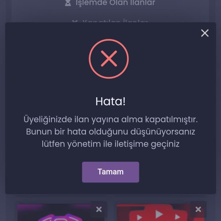 İlan Yayına Alma Sorunu Ve Destek Çıkmazı