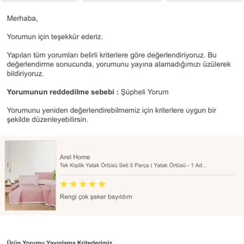 Trendyol'da Yorumlarım Sürekli Reddediliyor
