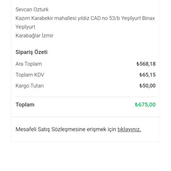 Ürün Teslimatında Gecikme Ve İletişim Sorunu