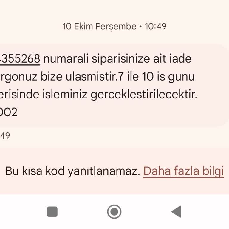 Sefamerve İade Sürecinde Gecikme Ve İletişim Sorunları
