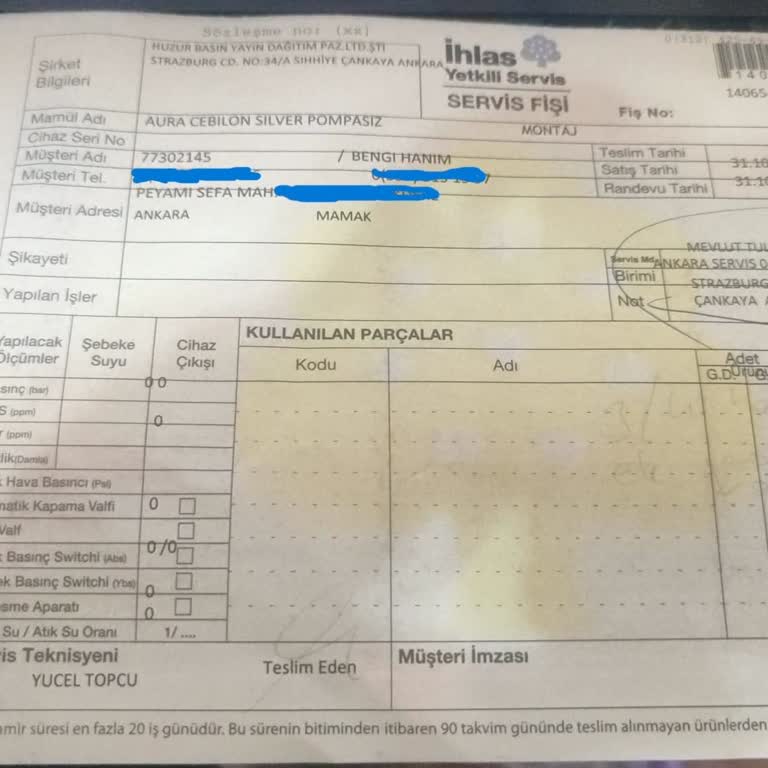 İade Talebime Cevap Vermeyen İhlas Pazarlama Yetkilileri
