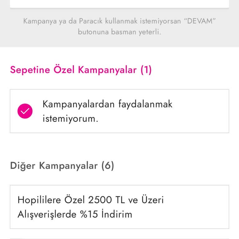Boyner'de Paracık Kullanamama Sorunu