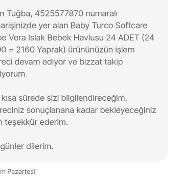 Eksik Teslimat Ve Belirsiz Kargo Süreci Sorunu