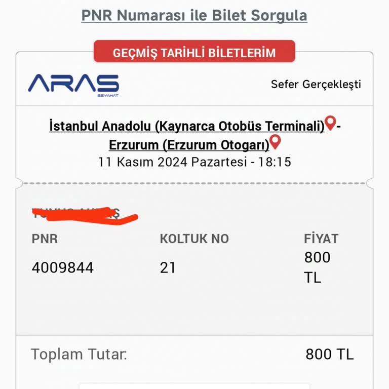Yanlış Otogar Bilgisi İle Mağduriyet Yaşadım