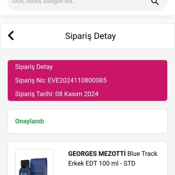 Eve Shop'tan Sipariş Bilgisi Ve İletişim Sorunu