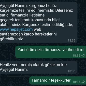 Teslim Edilmeyen Ürün Ve Yetersiz Müşteri Hizmetleri
