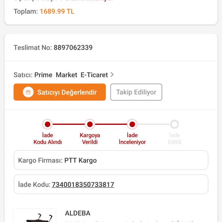 Trendyol'da İade Süreci Sorunu