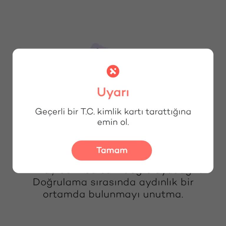 Tosla Kart Kimlik Doğrulama Sorunu