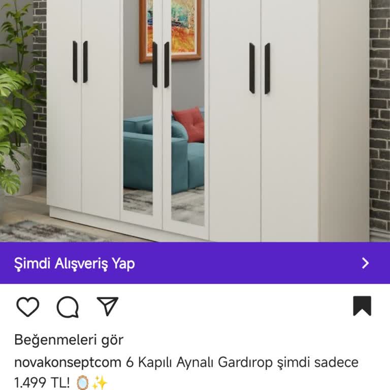 Novakonseptcom Sayfası Dolap Siparişimi Yollamadı!