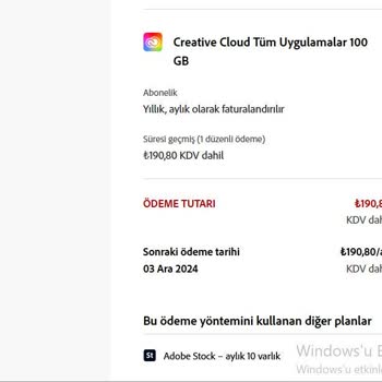Adobe Üyelik Sorunu Ve Yanıltıcı Ücretlendirme