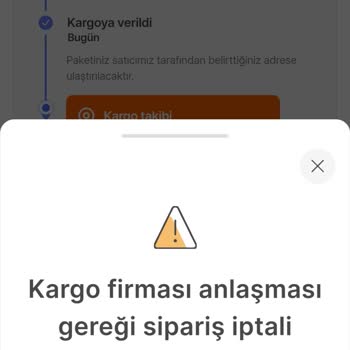 Hepsiburada İptal Edilemeyen Sipariş Mağduriyeti