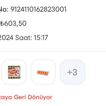 A101 Kapıda'dan Sipariş Ve İade Sorunu