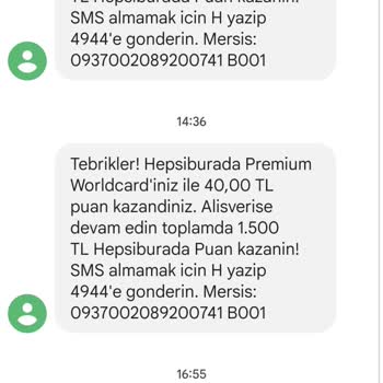 Hepsiburada World Kart Puanları Eksik Yatırıldı