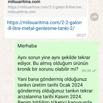 Tekrarlayan Arıza Ve Yetersiz Garanti Hizmeti